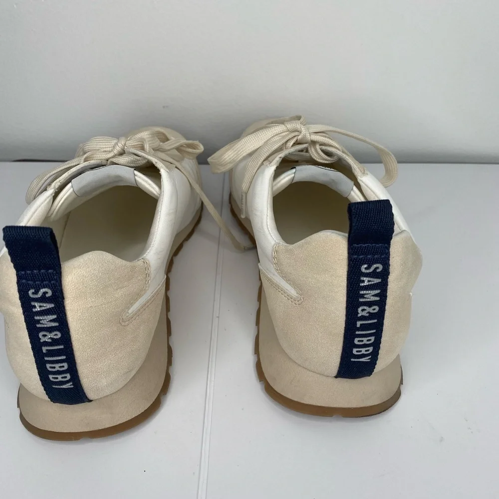Sam & Libby Rowen Navy/White Sneakers. - Picture 5 of 9